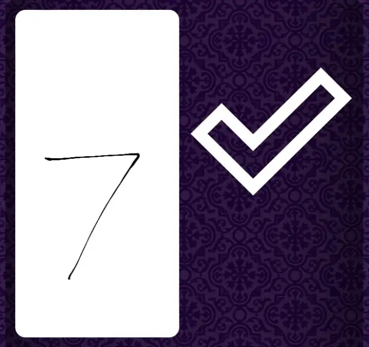 User submitted psychic reversal result showing inverted or mirrored match