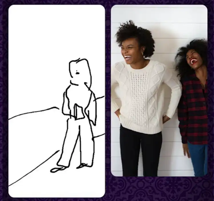 User submitted psychic hit result showing drawing matching the target