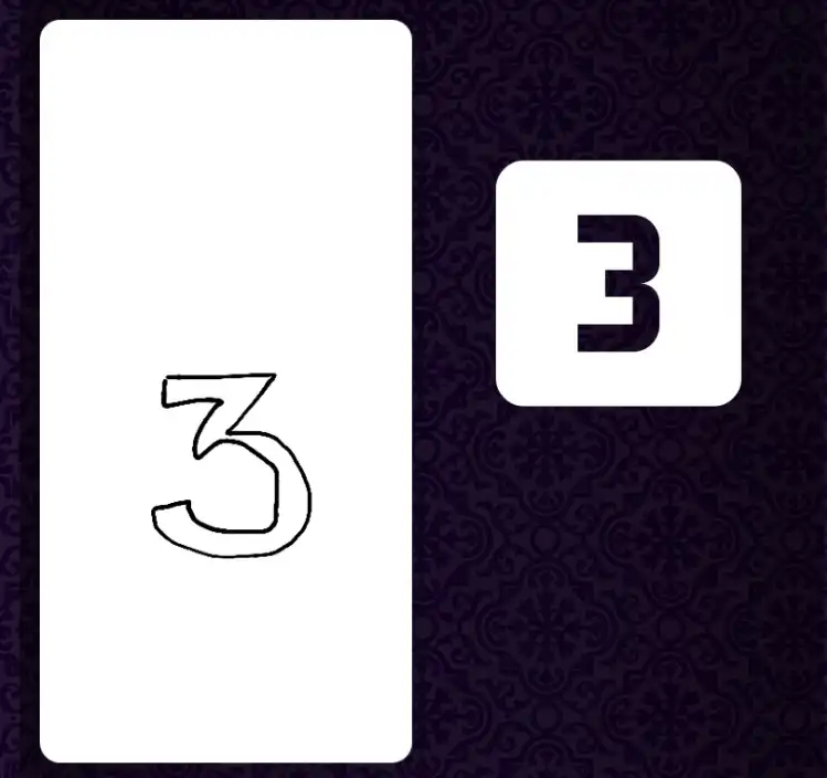 User submitted psychic hit result showing drawing matching the target